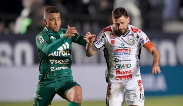 Operário perde para a Chapecoense e não reage na Série B. (Foto: André Jonsson/Operário)