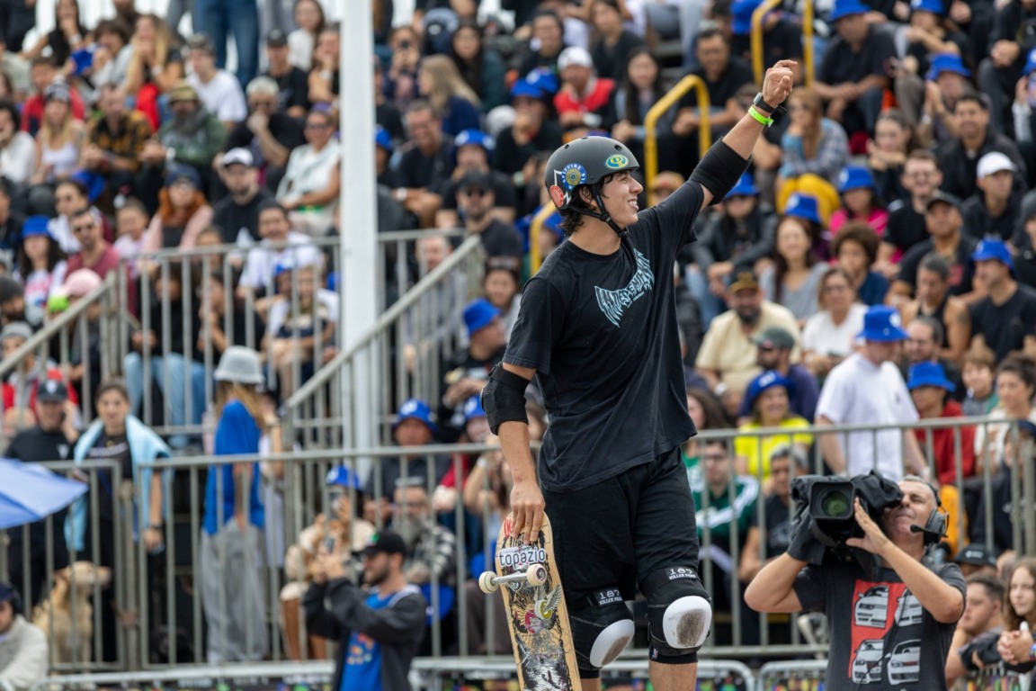 Luigi Cini, fera do skate.