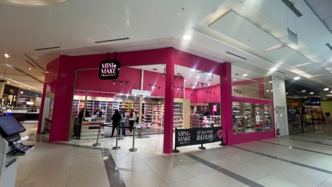 Mini Make inaugura loja no Park Shopping Boulevard com qualquer produto por apenas R$10