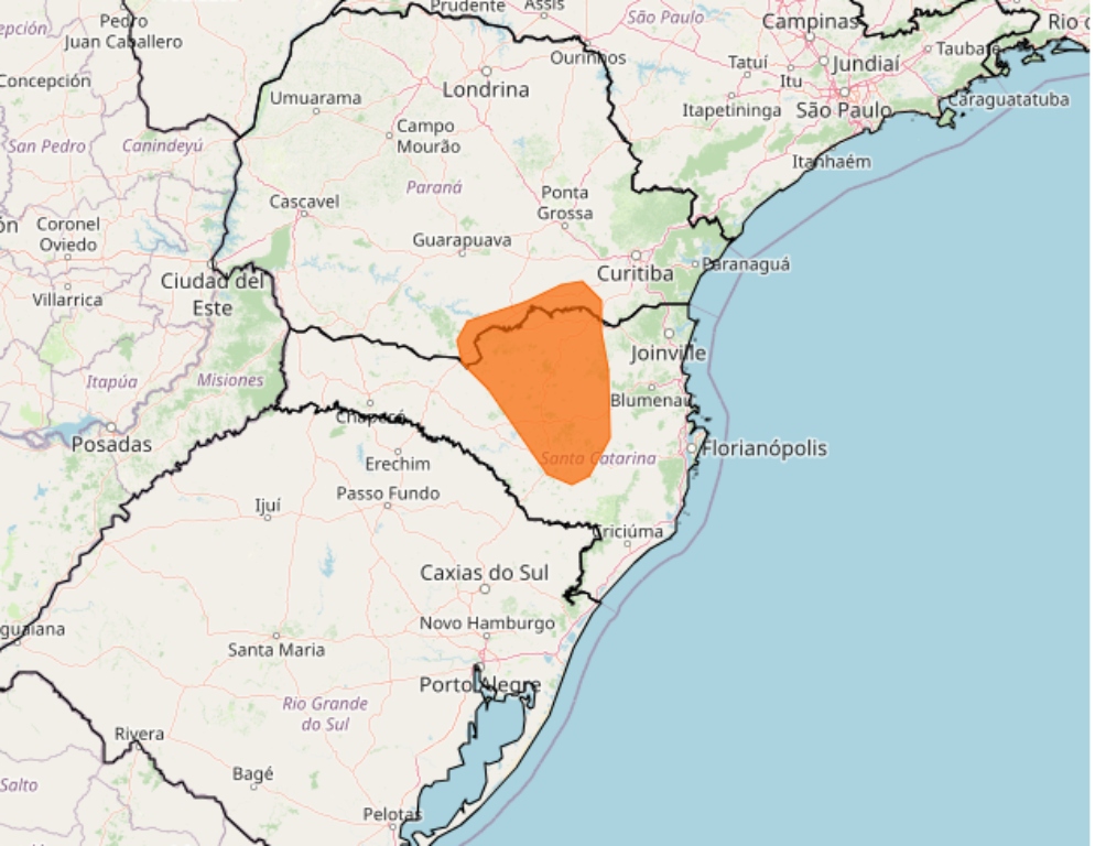 Mapa do Paraná