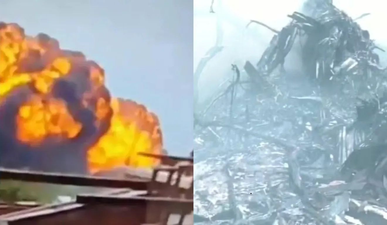 avião que caiu na Índia