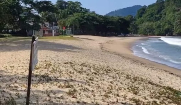 praia que teria bactéria comedora de carne