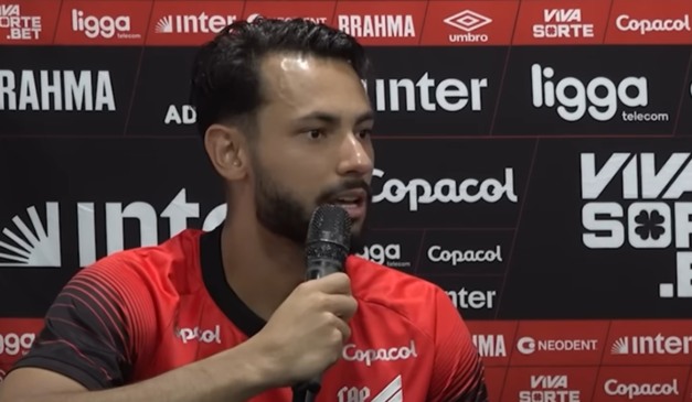 Belezi, zagueiro do Furacão. (Foto: Reprodução/ Athletico Paranaense)