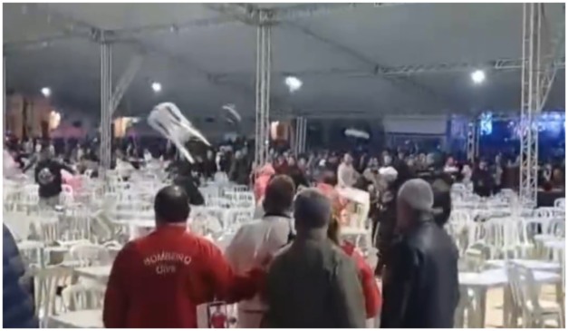 Briga generalizada na festa da Tainha de Paranaguá