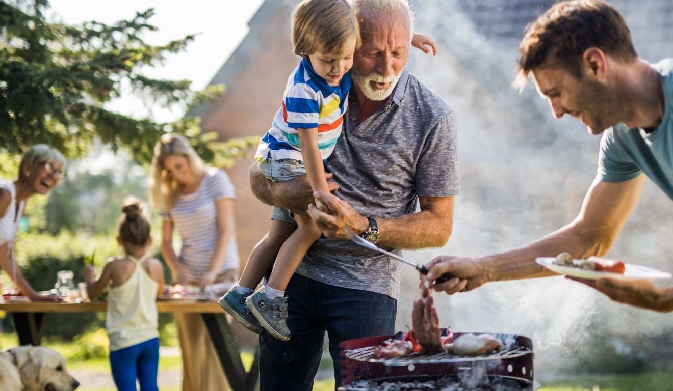 churrasco em família