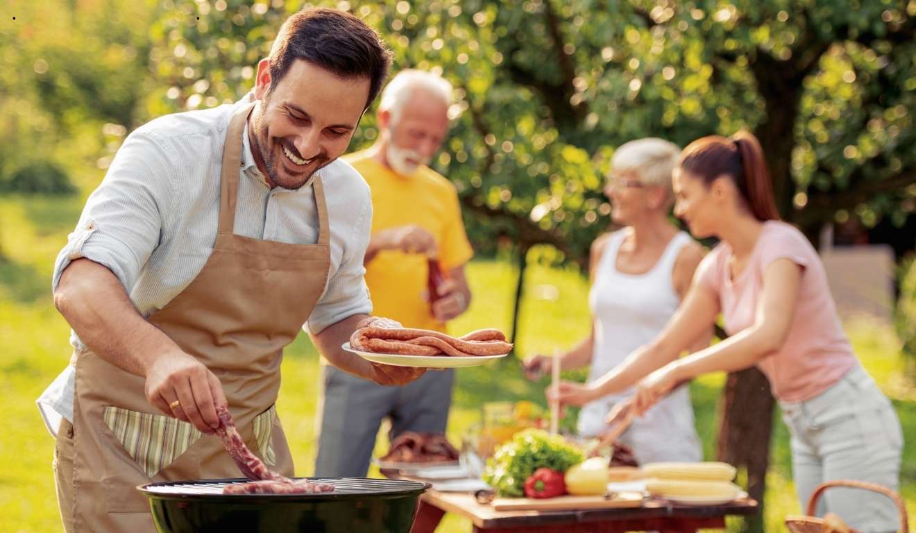 churrasco em família
