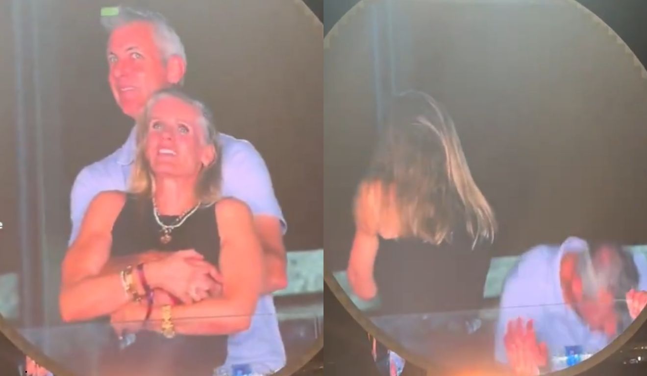 CEO com amante no show do Coldplay