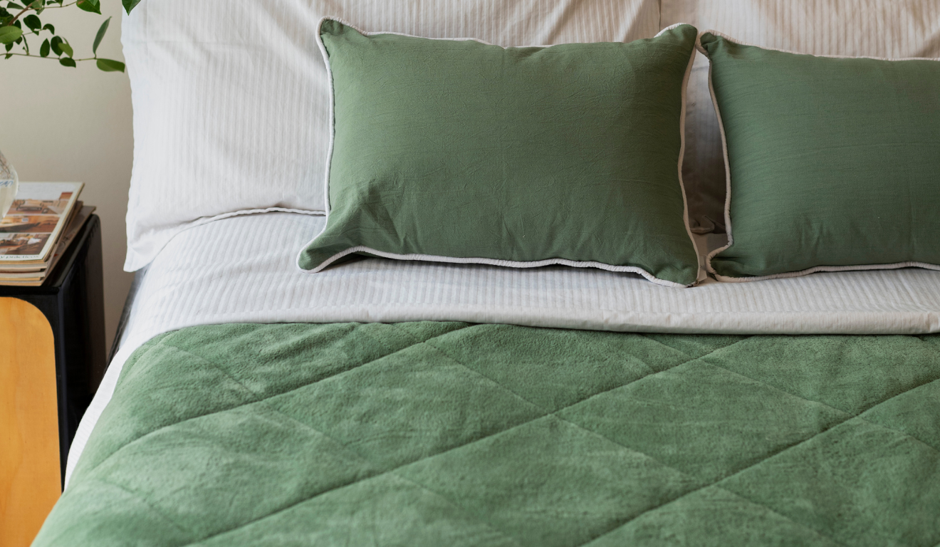 Imagem ilustrativa de uma cama.