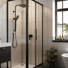 Imagem ilustrativa de um box de banheiro.