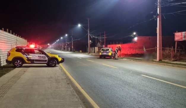 Rua onde crime aconteceu em São José dos Pinhais