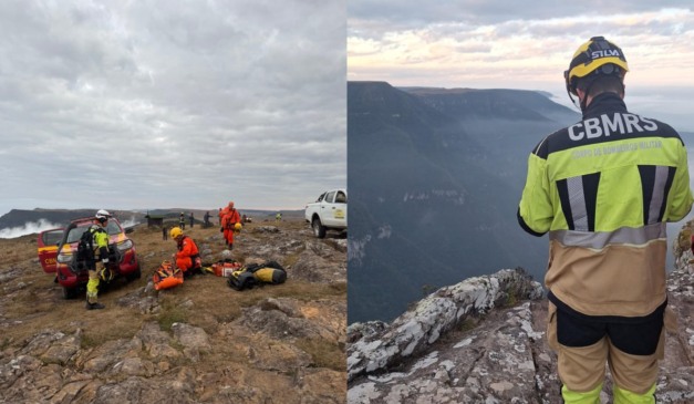 criança bianca zanella caiu de penhasco em cânion no rio grande do sul
