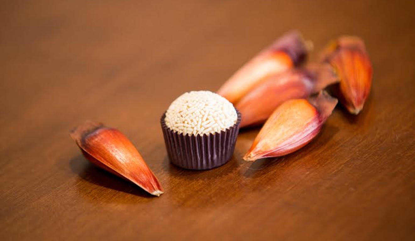 Brigadeiro de pinhão.