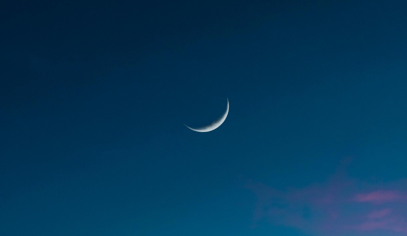 Imagem ilustrativa da lua nova.