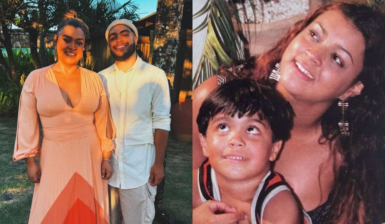 Francisco Gil, filho de Preta Gil em fotos com a mãe