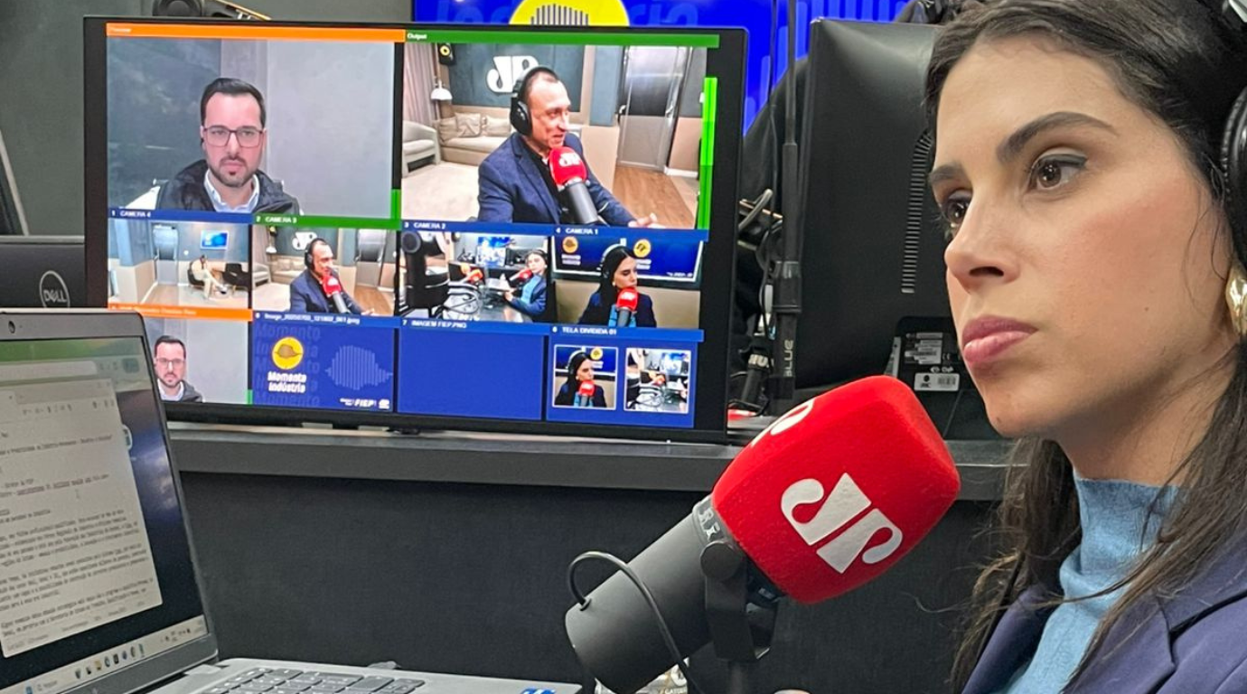 bastidores do programa Momento Indústria