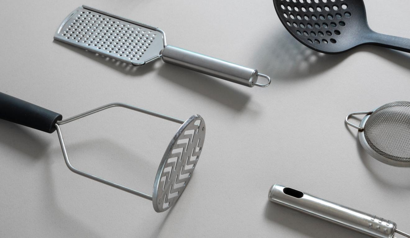 Utensílios de cozinha.