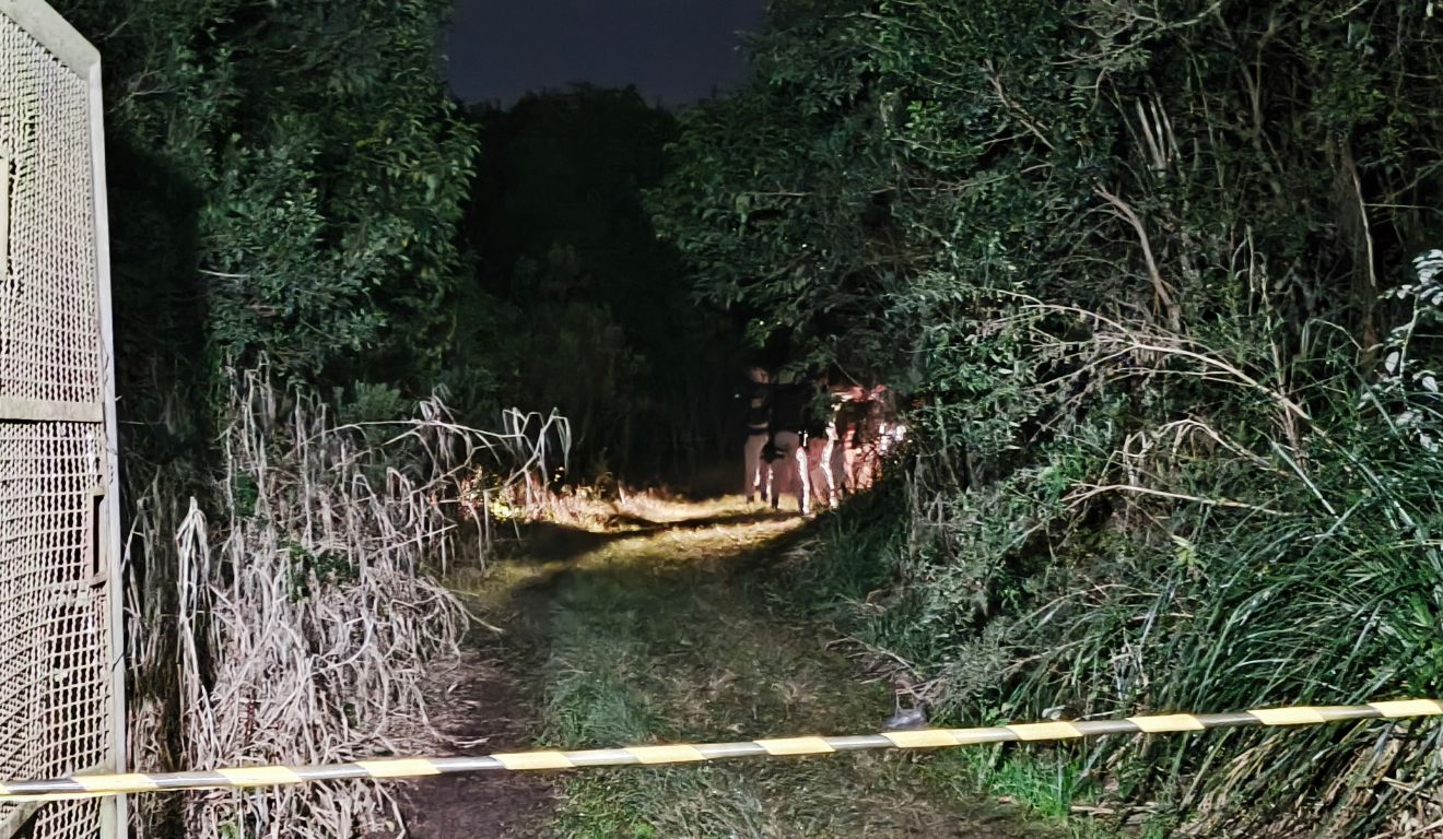 local onde o homem morreu em confronto com a polícia em Piraquara