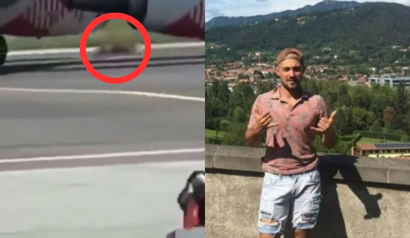 homem morre sugado pelo avião