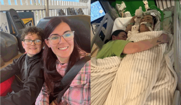 Imagem de Carly Calland e Jacob Calland.