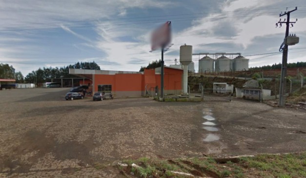 Estacionamento onde a passageira morreu no ônibus