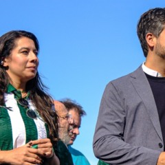 Marianna Libano, presidente, e Lucas de Paula, CEO do Coritiba. (Foto: Luís Lisbôa | Coritiba)