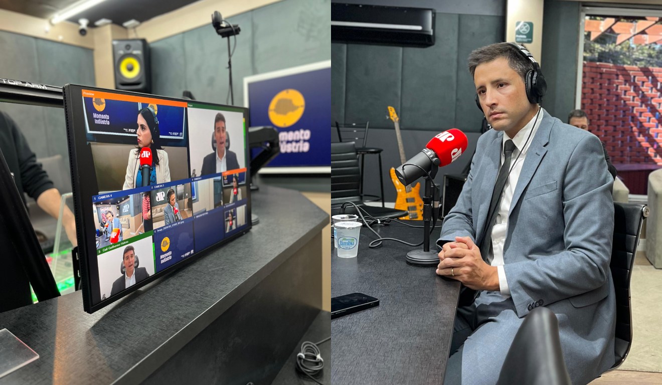 momento indústria com empresário Guilherme Hakme, diretor da Federação das Indústrias do Paraná (Fiep)