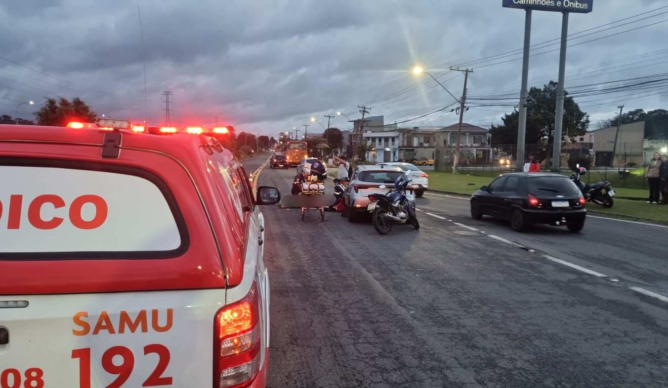 Local em que o motociclista foi morto em acidente