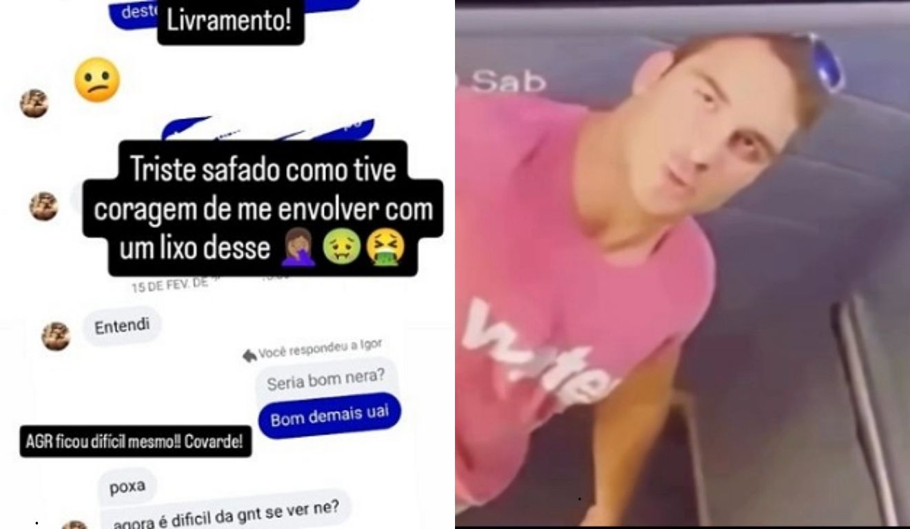 mensagens de igor cabral com mulher trans
