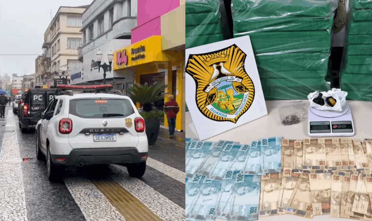 itens que a polícia apreeneudurante a operação que prendeu 32 pessoas