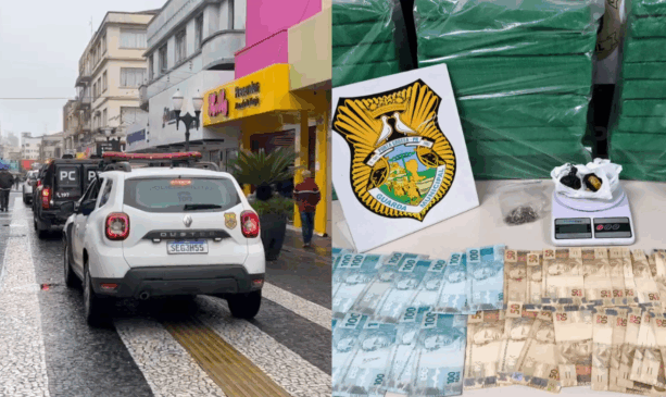 itens que a polícia apreeneudurante a operação que prendeu 32 pessoas