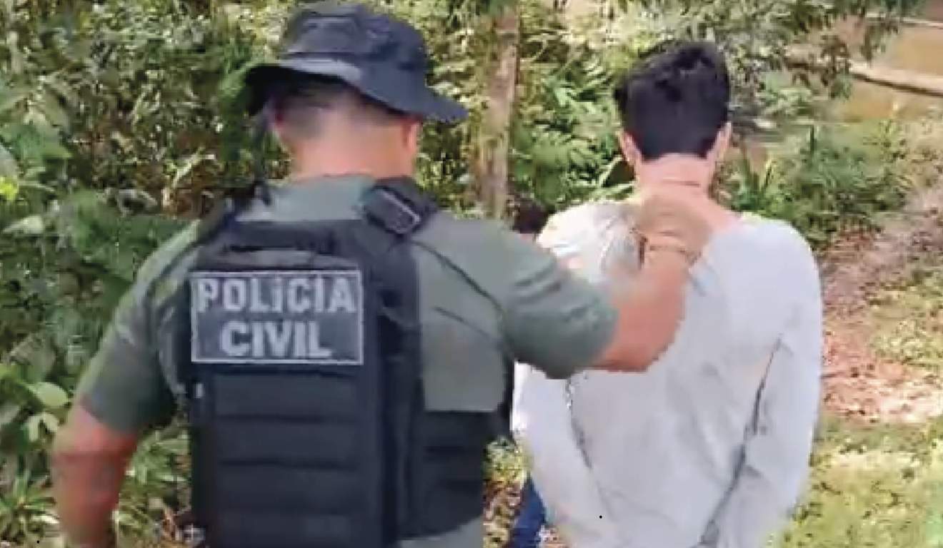 padrasto sendo preso por abusar de criança