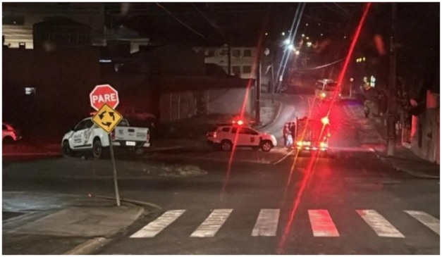 Foto do local onde pai foi preso por matar filho em Ponta Grossa
