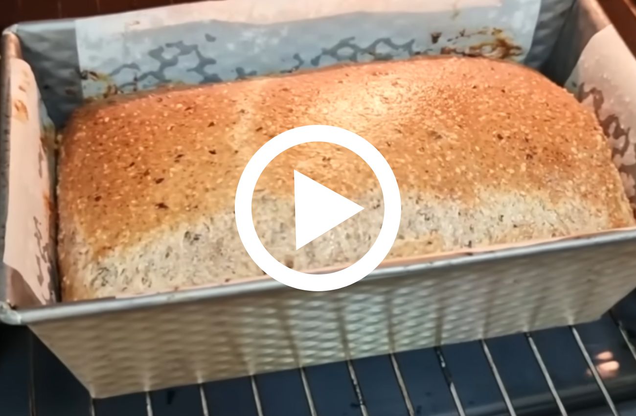 Receita de pão low carb leva poucos minutos para ficar pronta