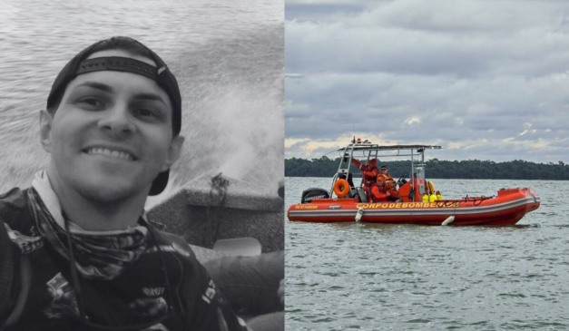 pescador que se afogou no Lago de Itaipu no Paraná
