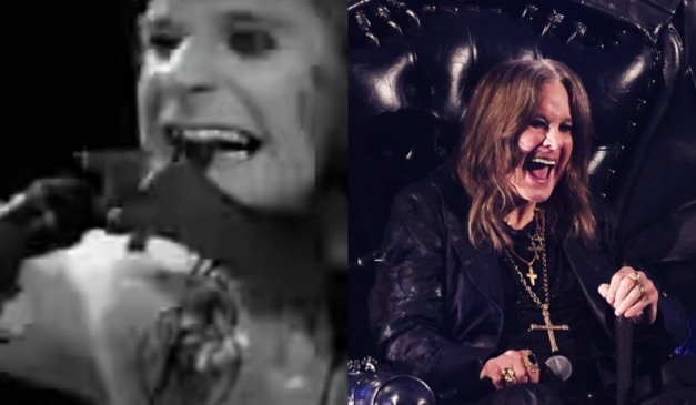 Ozzy Osbourne mastigando cabeça de morcego