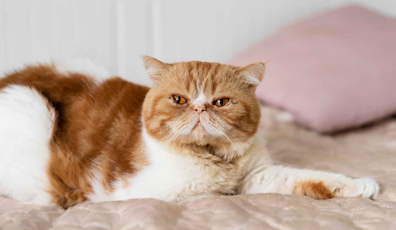 Imagem ilustrativa de um gato deitado.