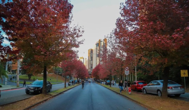 foto de curitiba para ilustrar a previsão do tempo