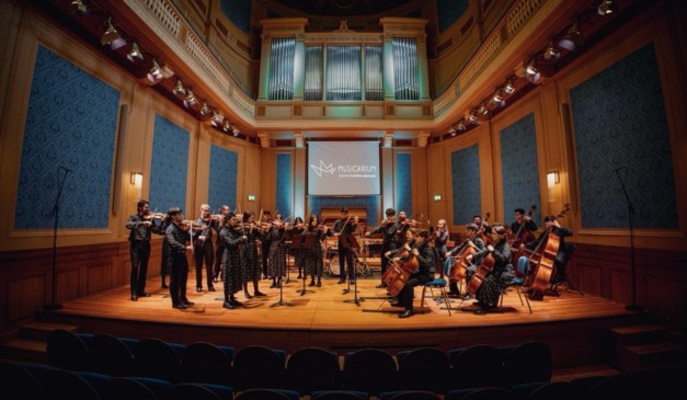 orquestra musicarium joinville em apresentação