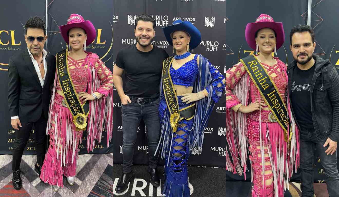 Camila trevisol em fotos com Zezé di Camargo, Murilo Fulf e Luciano