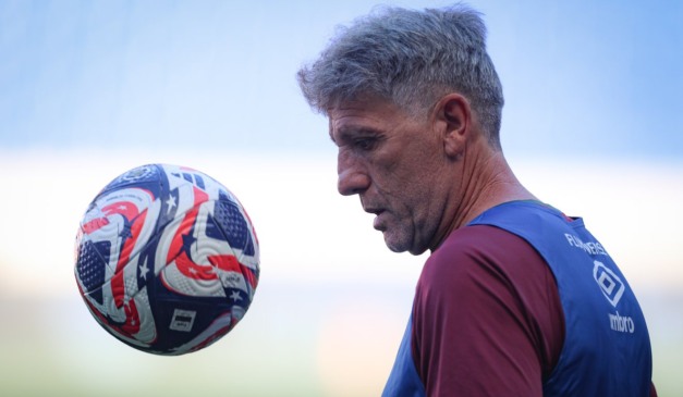 Renato Gaúcho, treinador do Fluminense, em treino nos Estados Unidos no último domingo (6).