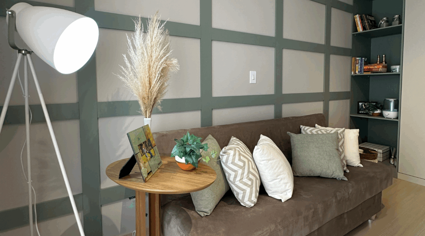 ambiente da casa de Ana e João Renato reformado pelo programa Repaginando