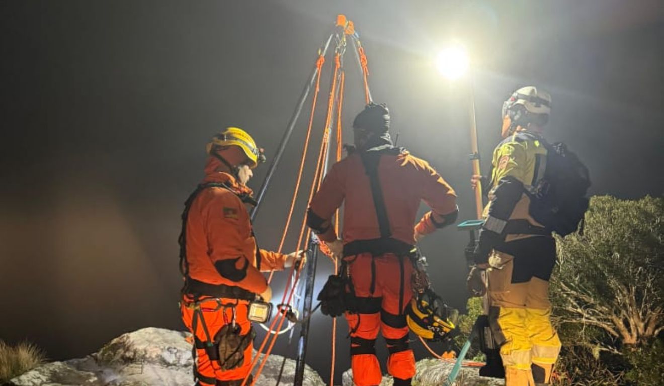 resgate da criança que caiu do Cânion Fortaleza