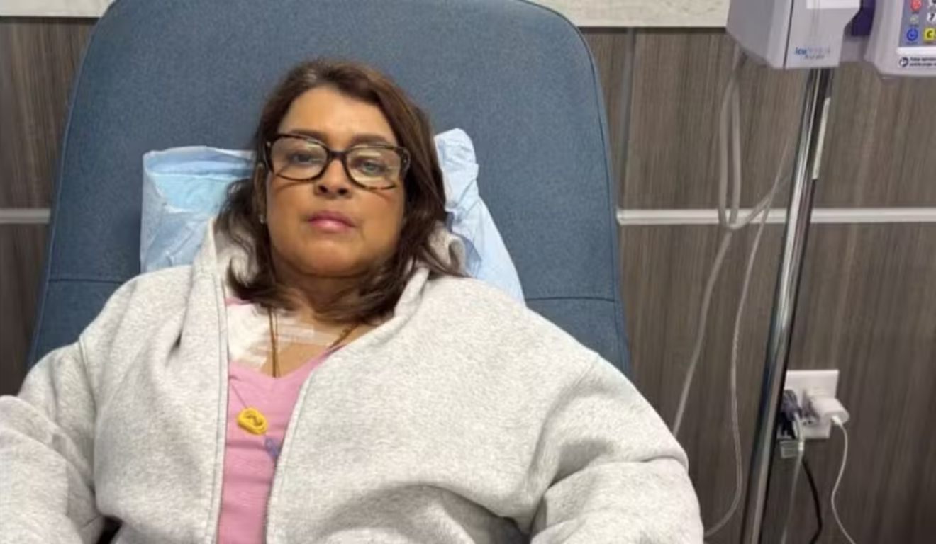 Preta Gil em hospital.