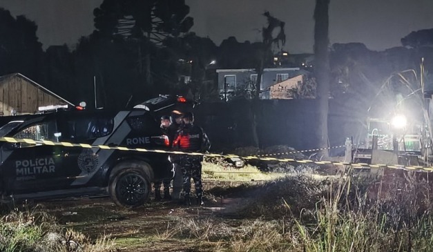 local onde ocorreu o confronto do suspeito com a polícia