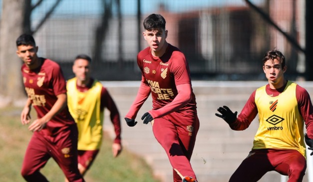 Último treino do Furacão antes do jogo. (Duda Matoso/athletico.com.br)
