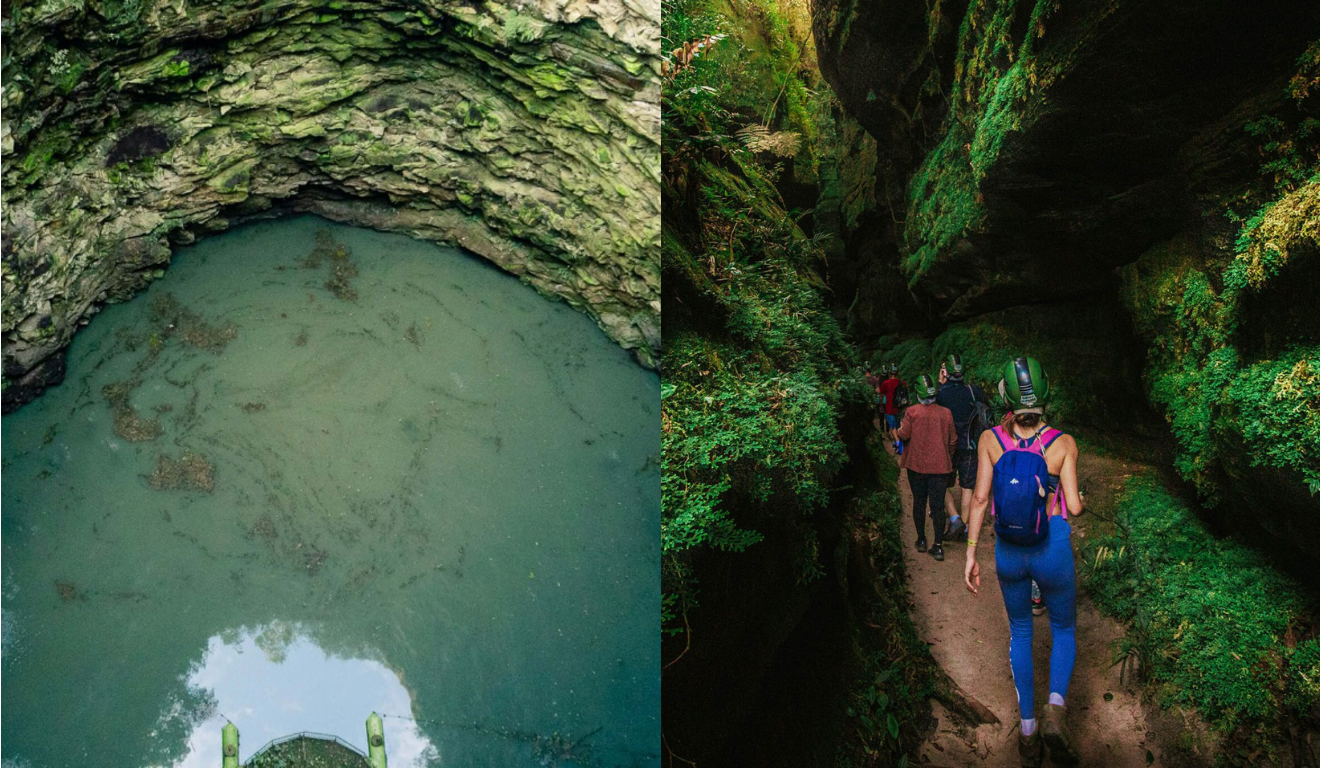 Imagem do Parque Estadual de Vila Velha e Buraco do Padre.