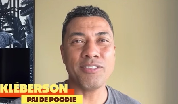 Kleberson, o "pai de poodle". (Foto: Reprodução / X)