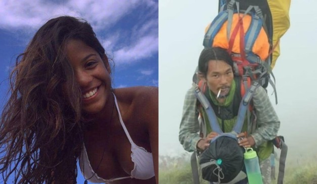 Juliana Marins e homem que a resgatou