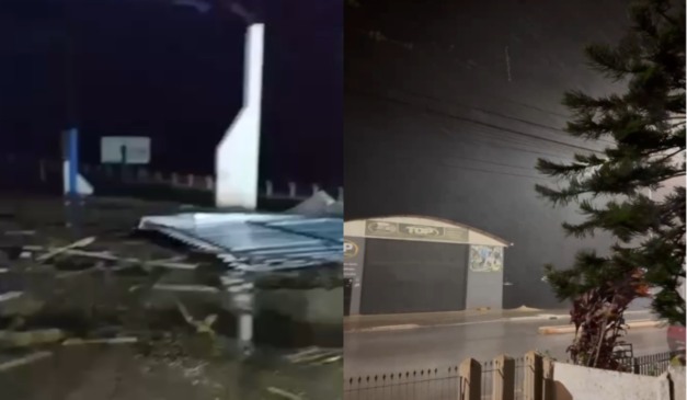 Vendaval atinge o Paraná com ventos de até 91 km/h