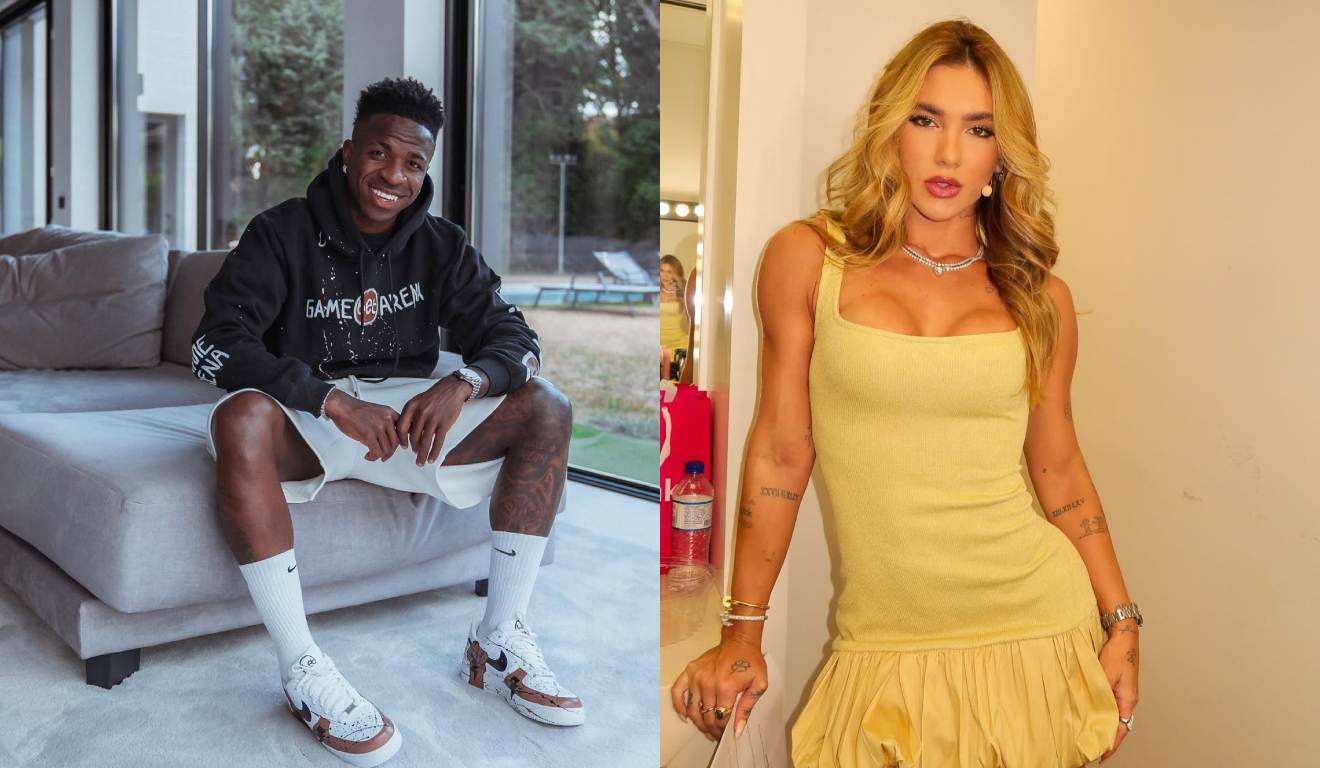 Vinicius Júnior e Virginia em fotos